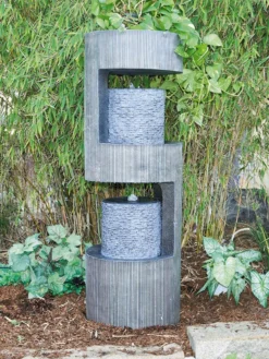 Säulenbrunnen Kaito aus Polystone (Art.Nr. Gr066)