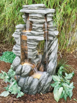 Wasserfall-Brunnen Tanyu aus Polystone (Art.Nr. Gr629)