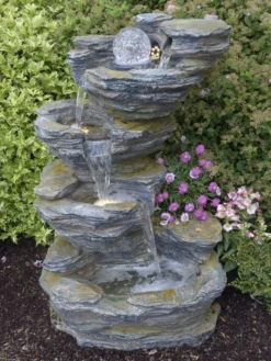 Wasserfall-Brunnen Fudong aus Polystone (Art.Nr. Gr181)