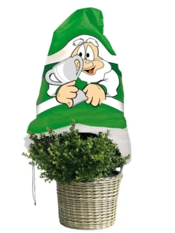 Winterschutz Vlieshaube "grün-weiß" (Art.Nr. Vi29134) -Juliana Verkäufe fanvlieshaube gruen weiss 1280x1280