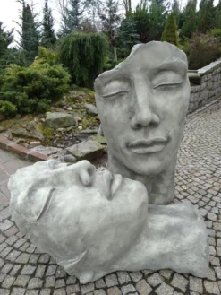 Betonbüste - Gesicht 'Frau' - Skulptur - XXL-Produkt -Juliana Verkäufe gesicht mann frau 1280x1280