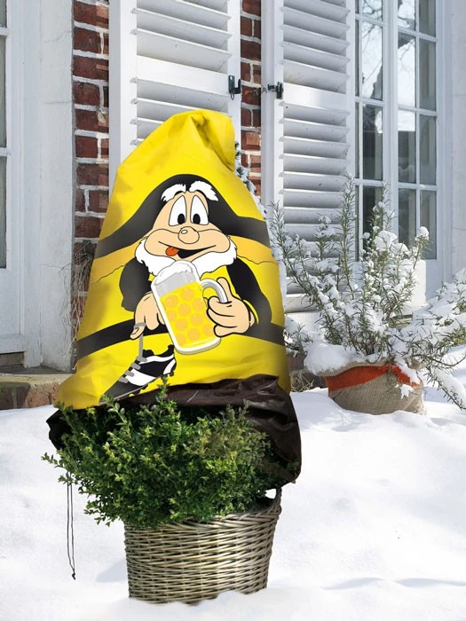 Winterschutz Vlieshaube "schwarz-gelb" (Art.Nr. Vi29135) 2 Winterschutz Vlieshaube "schwarz-gelb" (Art.Nr. Vi29135) – Bild 2